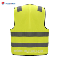 Vente chaude jaune ingénieur Salut Vis Workwear veste ANSI Haute visibilité Flourescent réfléchissant Gilet de sécurité avec fermeture à glissière